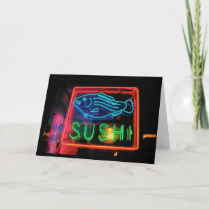 Sushi Verjaardag Kaart - Gepersonaliseerd