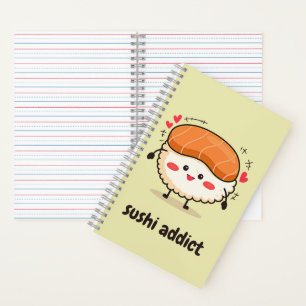 sushi-verslaafde notitieboek