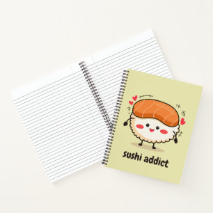sushi-verslaafde notitieboek