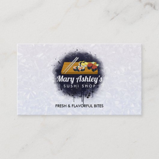 Sushi-visitekaartjes Visitekaartje (Voorkant)