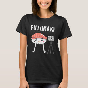 Sushi voor Mannen Miso Maki Japan Wasabi Nigiri T-shirt