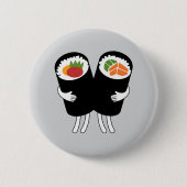 Sushi Wals Ronde Button 5,7 Cm (Voorkant)