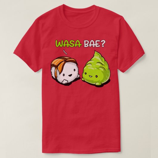 Sushi Wasa Bae T-shirt (Design voorkant)