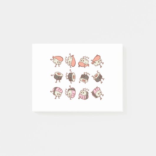Sushi Workout Trainen Post-it® Notes (Voorkant)