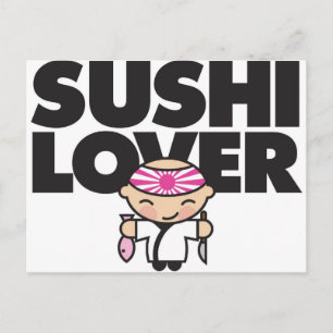 sushilover briefkaart