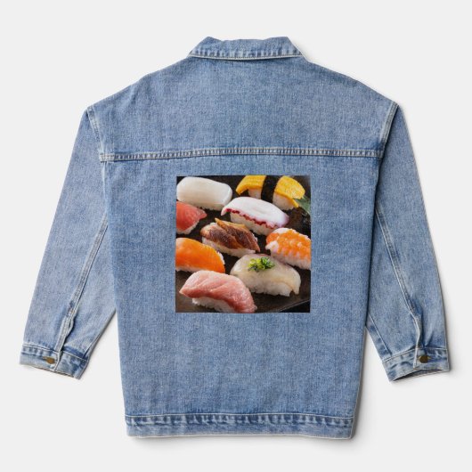 SUSHIMI Premium Mix Denim Jacket (Achterkant)