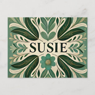 SUSIE ~ Oozing Pastels ~ 3D Fractal Design ~ Briefkaart