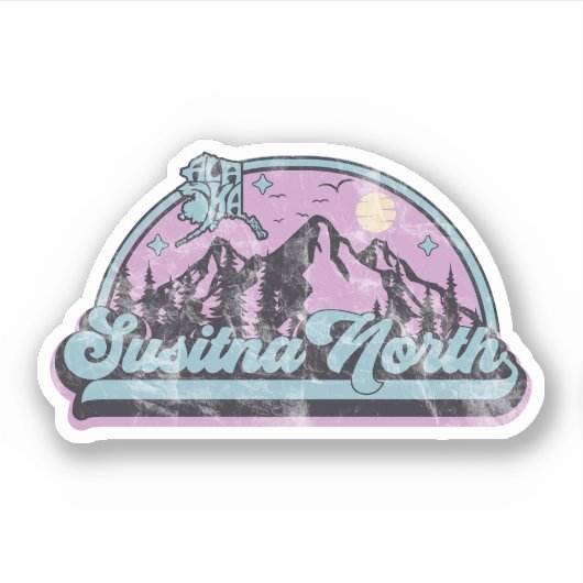 Susitna North, Alaska Sticker (Voorkant)