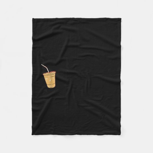 Suspect Claims Shes Broke But Stops For Iced Coffe Fleece Deken (Voorkant)