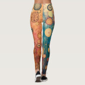 Suspended Gold Leggings (Achterkant)