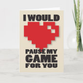 Suspendre ma carte de jeu Nerdy Valentines (Devant)