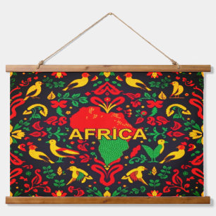 Suspendue AFRIQUE Suspendu la tapisserie