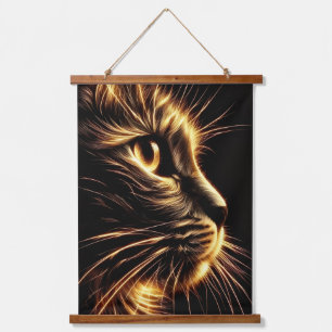 Suspendue chat suspendu tapisserie minou animal familier mig