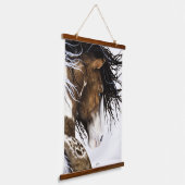 Suspendue Chevaux de peinture Bois Chanté Tapisserie (Angulaire)