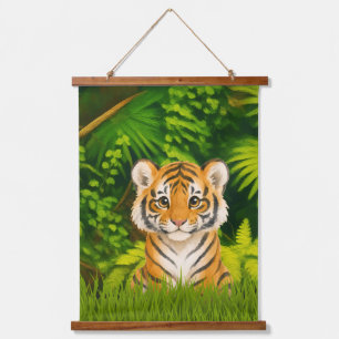 Suspendue Conception de tapisserie d'animaux sauvages
