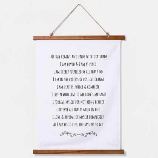 Suspendue Décor de Tapisserie d'art contemporain (Recto)