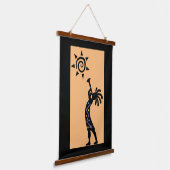 Suspendue Kokopelli, Sud-Ouest, accrochant la tapisserie (Angulaire)