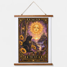 La carte de tarot du Soleil Tapisserie gothique ch