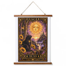 La carte de tarot du Soleil Tapisserie gothique ch
