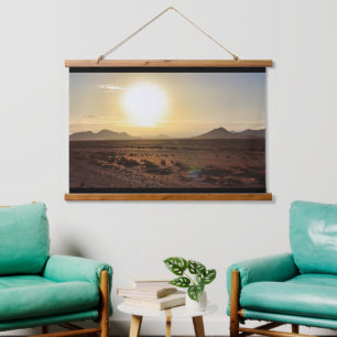 Suspendue Lever de soleil sur le désert du Namib Tapisserie