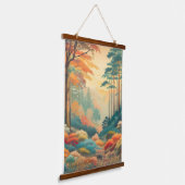 Suspendue nature moderne paysage suspendu mur art Tapisserie (Angulaire)