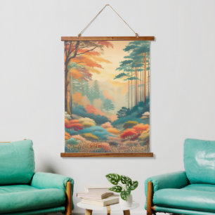 Suspendue nature moderne paysage suspendu mur art Tapisserie