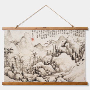 Suspendue Paysage chinois suspendu tapisserie
