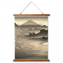 Paysage vintage Suspendu Tapisserie