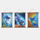 Suspendue Poisson Siamois Accroché Tapisserie (Tripler)