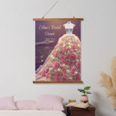 Suspendue Robe Fête des mariées Fleur Suspendu Tapisserie (Chambre à coucher)