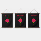 Suspendue Tapisserie à lanterne rouge (Tripler)