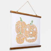 Suspendue Tapisserie Citrouille mondiale (Angulaire)