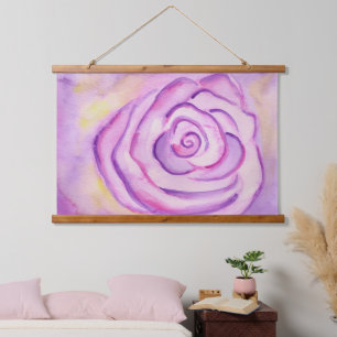 Suspendue Tapisserie d'art mural Rose violet