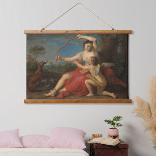 Suspendue Tapisserie de Diana et Cupid