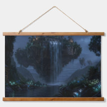 Tapisserie de l'Île à la Cascade Flottante