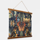 Suspendue Tapisserie de vol psychédélique Botanique (Angulaire)