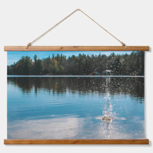 Suspendue Tapisserie du lac Splash