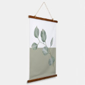 Suspendue Tapisserie Eucalyptus moderne (Angulaire)