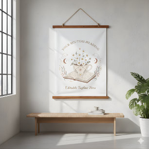 Suspendue Tapisserie Fleurs de Tasse à Thé Élégantes