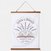 Suspendue Tapisserie Fleurs du Jardin de Lavande (Recto)