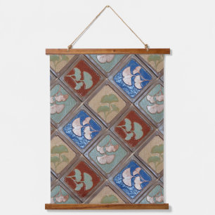 Suspendue Tapisserie murale, feuilles Gingko