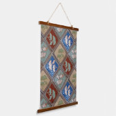 Suspendue Tapisserie murale, feuilles Gingko (Angulaire)