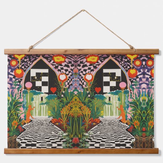 Suspendue Tapisserie Raven & Moon - Edgar Allan Poe Inspiré  (Devant)