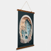 Suspendue Tapisserie tapissée de papier parisien (Angulaire)