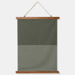 Suspendue Tapisserie verte de mousse fractionnée avec dessus
