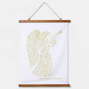 Suspendue Tapisserie World Word Angel