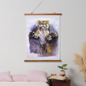 Suspendue Tigre Tiger Suspendu Tapisserie (Chambre à coucher)
