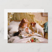 Suspense by Charles Burton Barber Briefkaart (Voorkant / Achterkant)