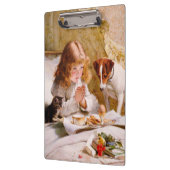 Suspense by Charles Burton Barber Klembord (Links)