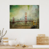 Suspension - Golden Gate Bridge Collections Poster (Cuisine)